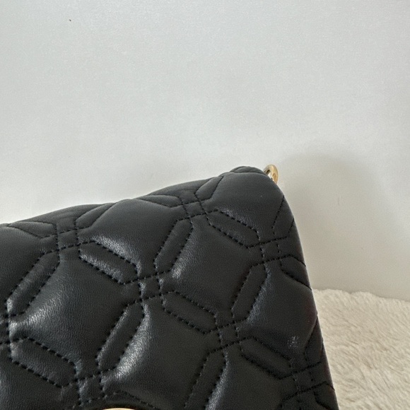 KATE SPADE - Astor Court Naomi Quilted Crossbody Bag. Black. - Picture 3 of 12
